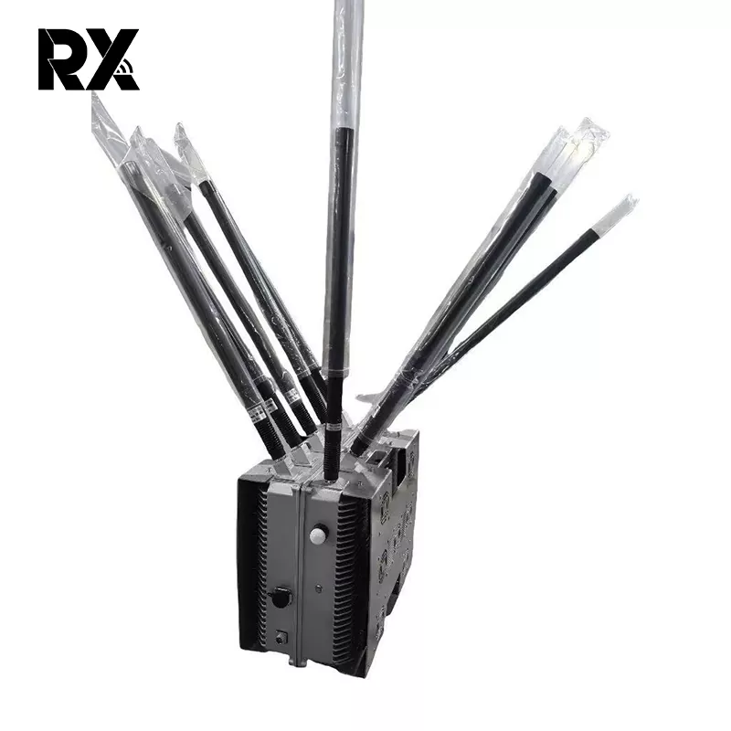 10 kanaleko banda osoko 360°-ko detekzio-jaming-ekipoa