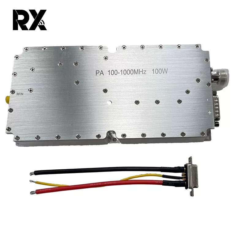 Potentzia handiko 100W 100-1000MHz banda zabaleko potentzia-anplifikadorea